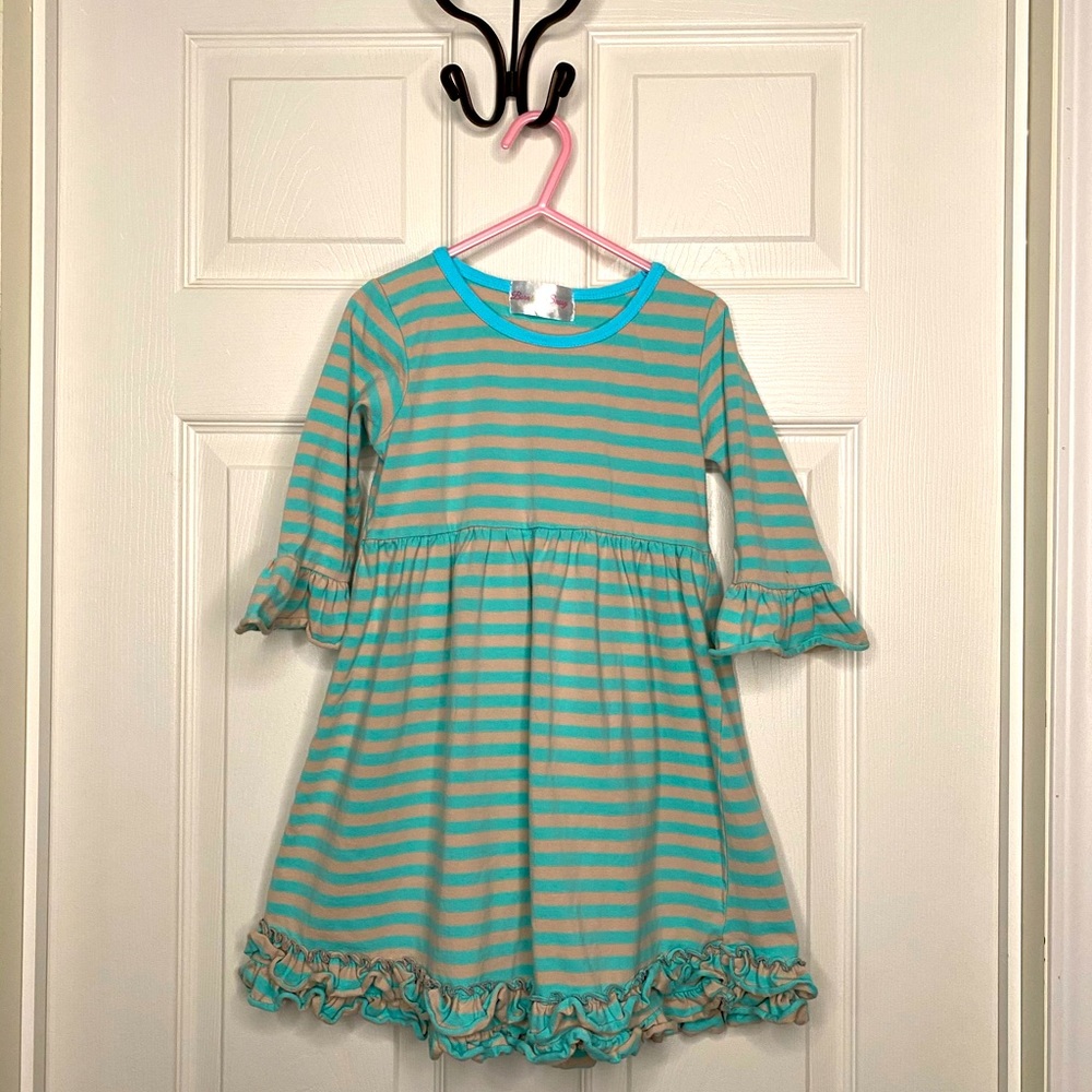 Blue and Gray Born to Be Sassy Dress